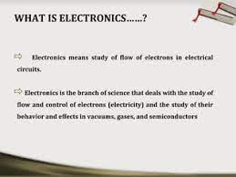 What is electronics